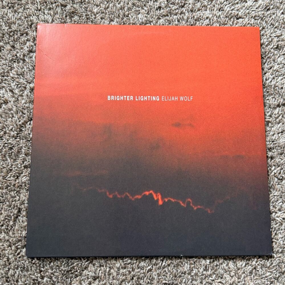 Brighter Lighting by Wolf, Elijah (Record, 2021) Vinyl Indie Translucent Red